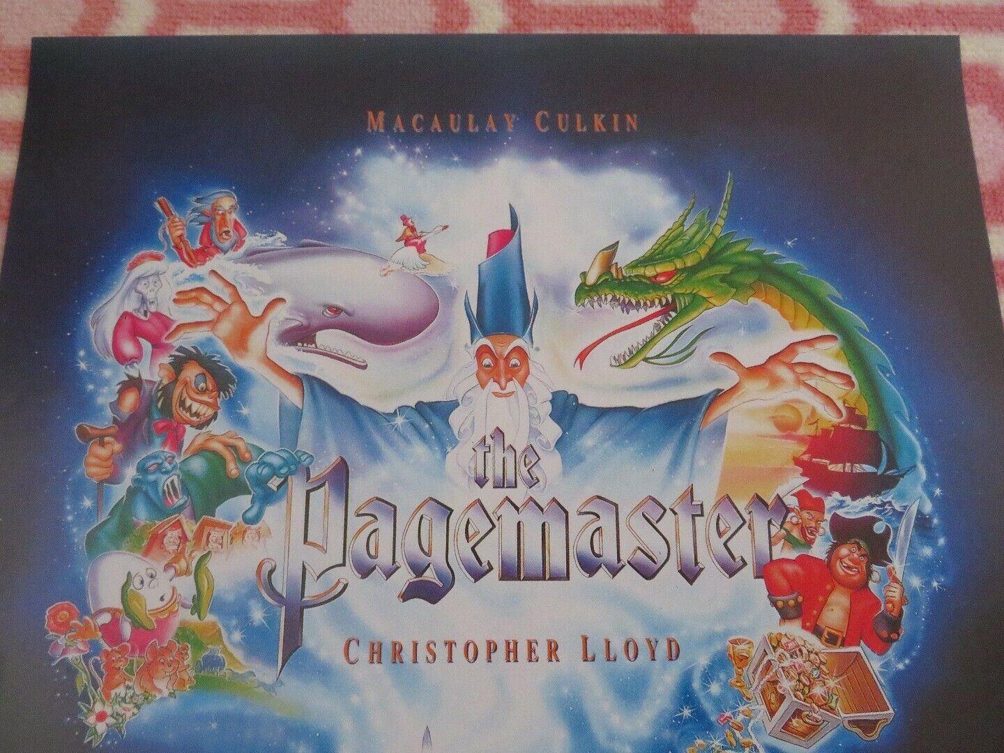 THE PAGEMASTER BELGIUM (13"x 19.5") POSTER CHRISTOPHER LLOYD MACAULAY CULKIN '94