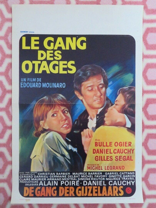 LE GANG DES OTAGES  BELGIUM (21.5"x 14.5") POSTER BULLE OGIER DANIEL CAUCHY