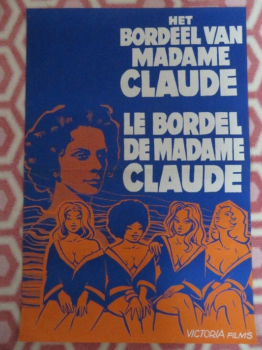 MADAME CLAUDE 2/ LE BORDEL DE MADAME CLAUDE BELGIUM (20"x 13.5) POSTER 1981