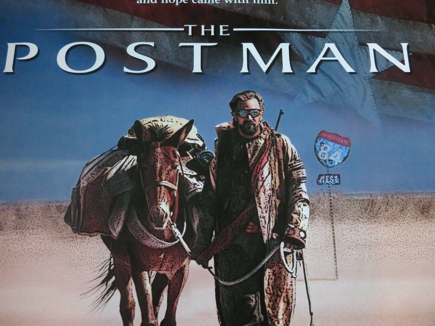 THE POSTMAN US ONE SHEET  ROLLED POSTER KEVIN COSTNER 1997