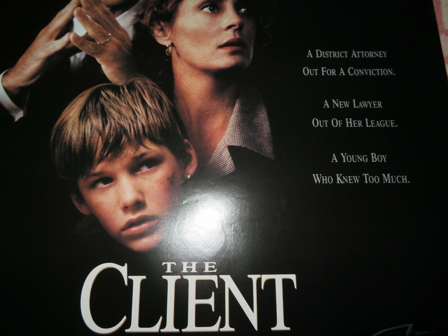 THE CLIENT US ONE SHEET ROLLED POSTER SUSAN SARANDON TOMMY LEE JONES