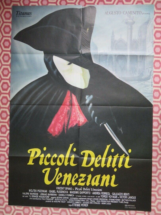 PICCOLI DELITTI VENEZIANI / Rouge Venise ITALIAN 2 FOGLI (55.5"x 38.5") POSTER
