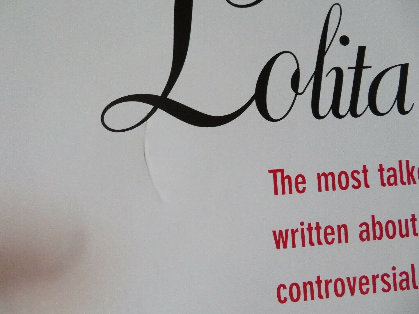 LOLITA US ONE SHEET ROLLED POSTER JEREMY IRONS MELANIE GRIFFITH 1997 - Rendezvous Cinema