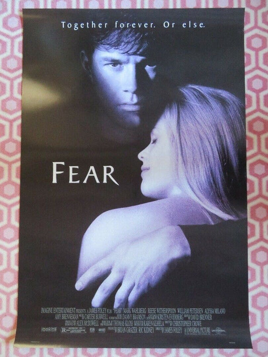FEAR US ONE SHEET ROLLED POSTER MARK WAHLBERG REESE WITHERSPOON 1996