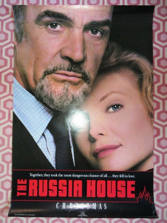 THE RUSSIA HOUSE US ONE SHEET ROLLED POSTER SEAN CONNERY MCIHELLE PFEIFFER 1990