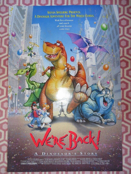 A DINOSAUR'S STORY US ONE SHEET ROLLED POSTER SPIELBERG  1993
