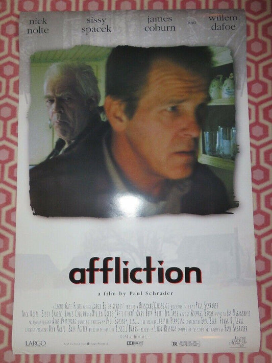 AFFLICTION US ONE SHEET ROLLED POSTER NICK NOLTE SISSY SPACEK 1997