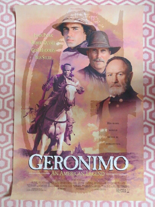 GERONIMO ONE SHEET ROLLED POSTER LASON PATRIC  1993