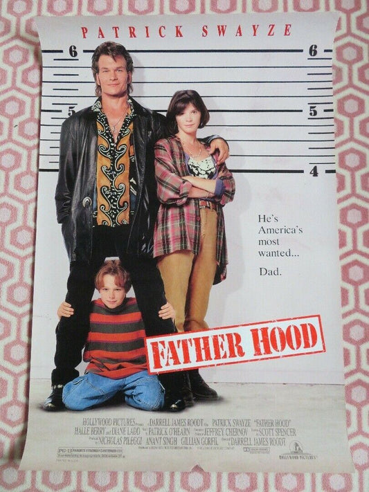 FATHER HOOD US ONE SHEET ROLLED POSTER PATRICK SWAYZE 1993
