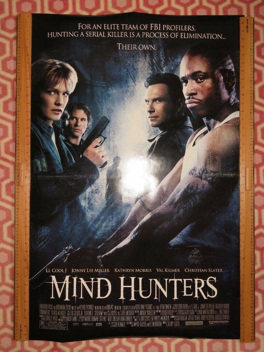 MIND HUNTERS US ONE SHEET ROLLED POSTER LL COOL J CHRISTIAN SLATER 2004