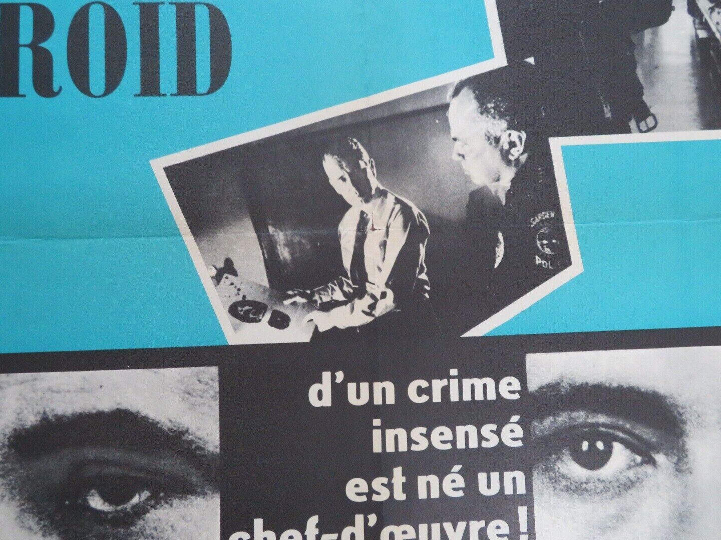DE SANG FROID / IN COLD BLOOD FRENCH (31"X 23") ROLLED POSTER TRUMAN CAPOTE 1967