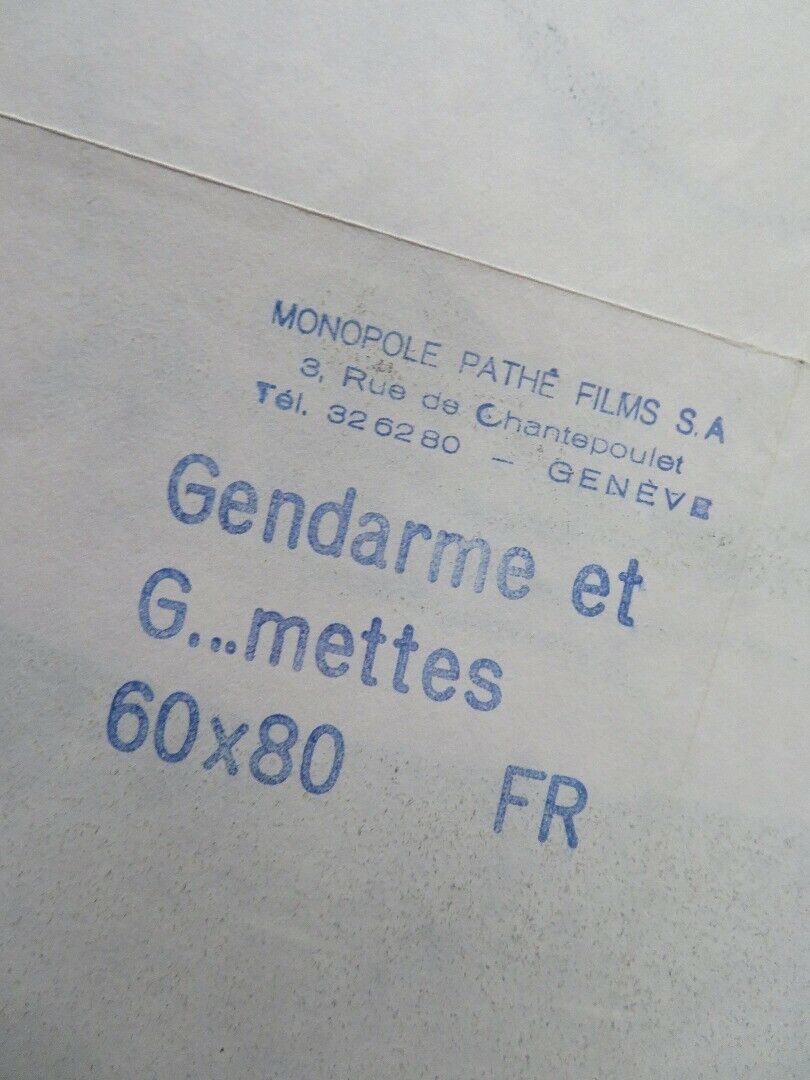 LE GENDARME ET LES GENDARMETTES FRENCH (30"X 22.5") ROLLED POSTER 1982