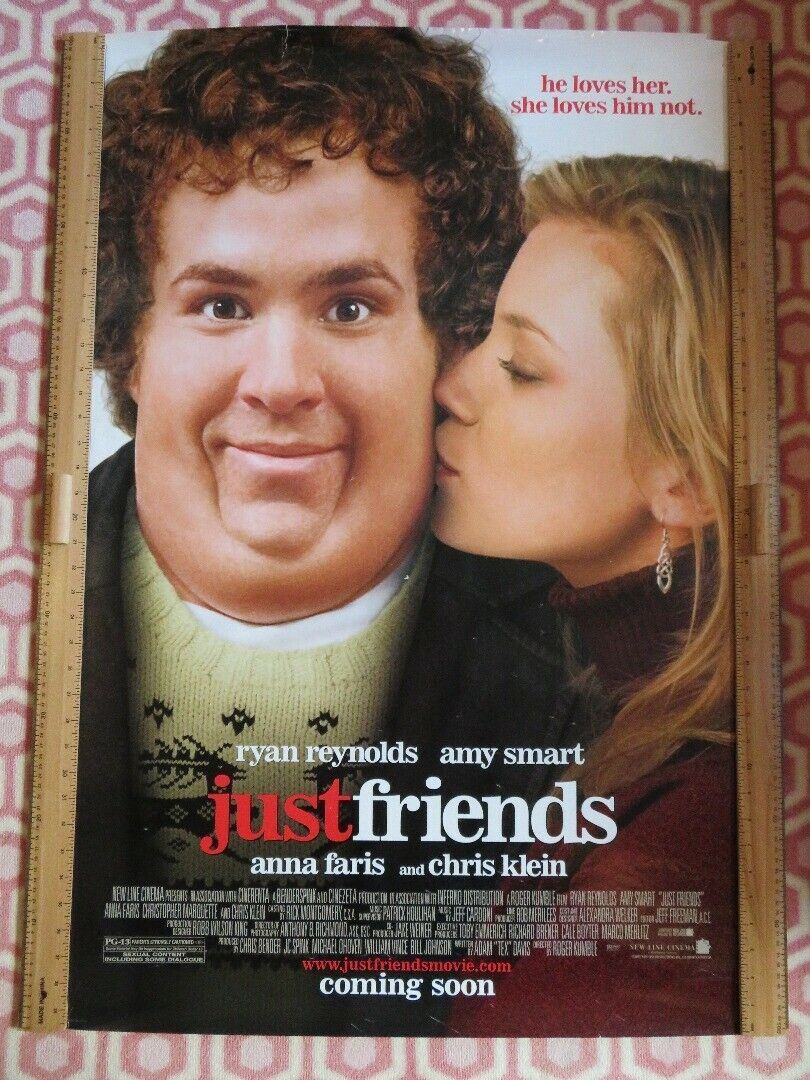 JUST FRIENDS US ROLLED POSTER RYAN REYNOLDS AMY SMART 2005
