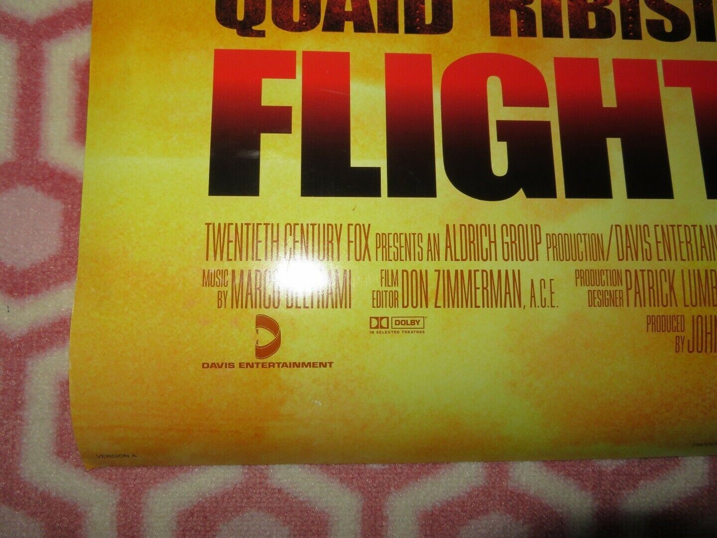 FLIGHT OF THE PHOENIX VERSION A US ROLLED POSTER DENNIS QUAID 2004