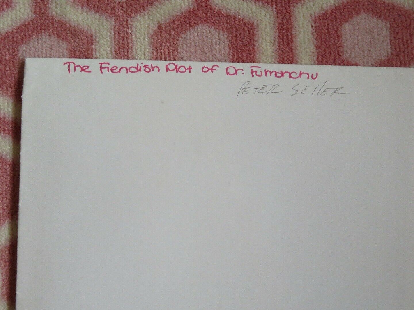 THE FIENDISH PLOT OF DR.FUMANCHU US ONE SHEET POSTER PETER SELLERS 1980 - Rendezvous Cinema