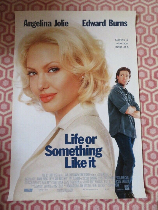 LIFE OR SOMETHING LIKE IT VERSION A  US ONE SHEET ROLLED POSTER A JOLIE 2002