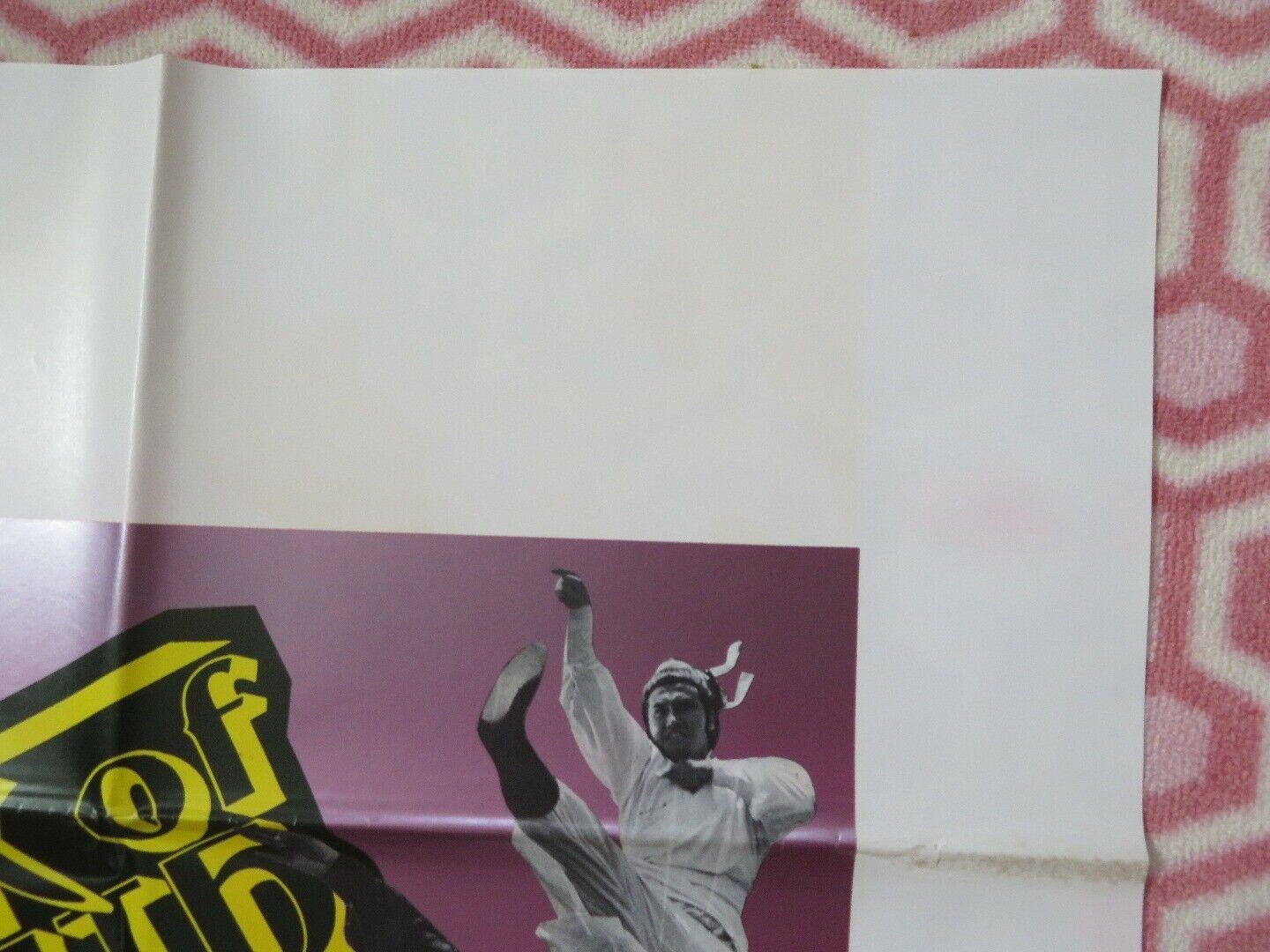 KICK OF DEATH KUNG FU FOLDED US ONE SHEET POSTER 1970/80's - Rendezvous Cinema