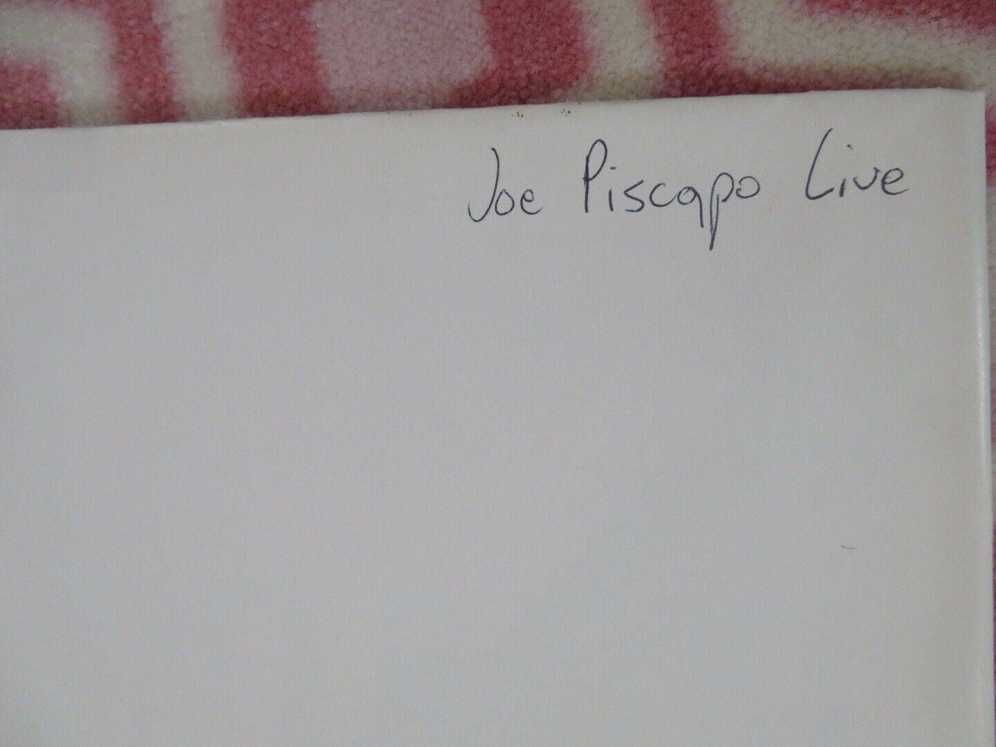 JOE PISCOPO LIVE VIDEO VHS POSTER FOLDED (26"X37") 1998