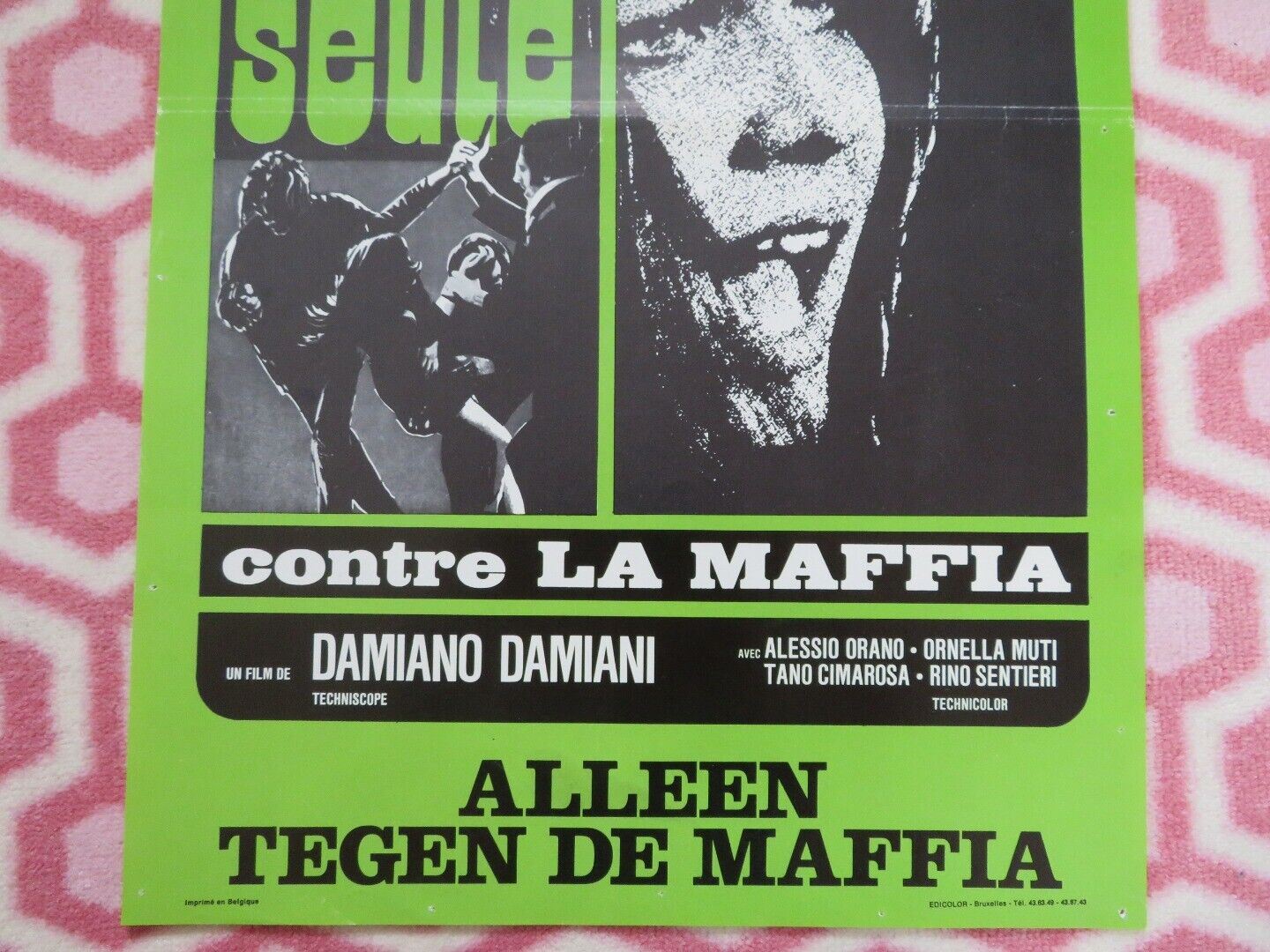 SEULE / The Most Beautiful Wife BELGIUM (21.5"x13") POSTER ALESSIO ORANO 1970