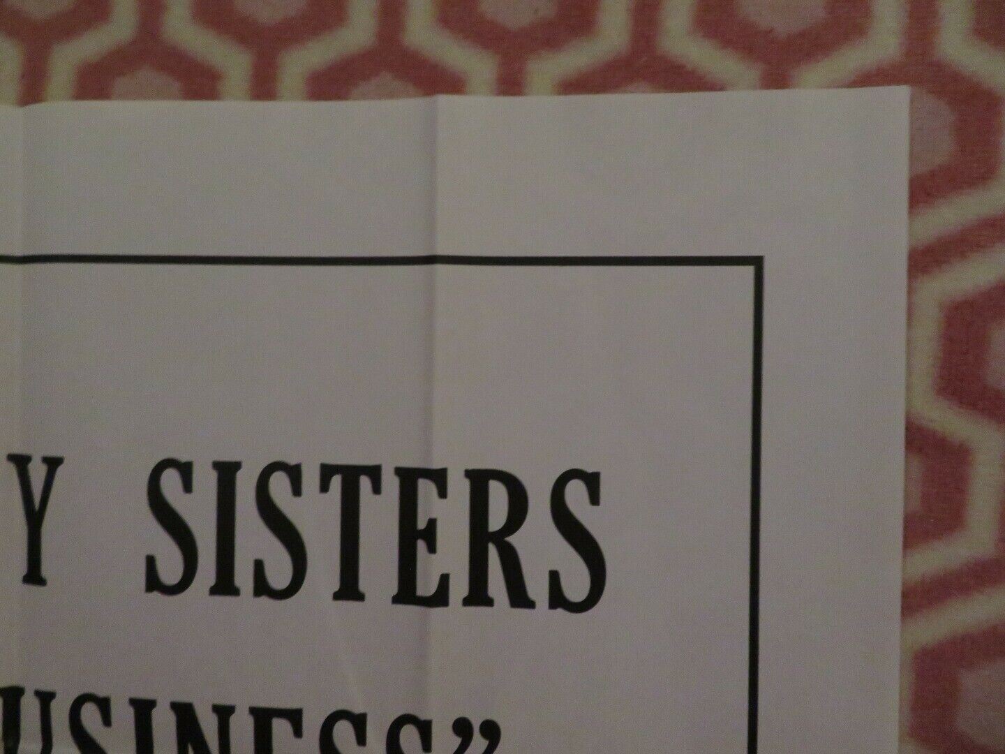 MY SISTERS BUSINESS (42"x28") ADULT FOLDED US ONE SHEET POSTER C SIRIFE 1970 - Rendezvous Cinema