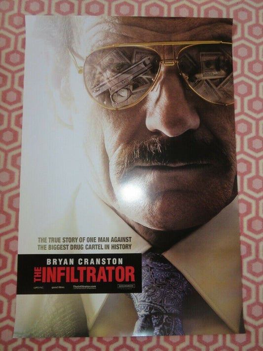 THE INFILTRATOR US ONE SHEET ROLLED POSTER BRYAN CRANSTON 2016