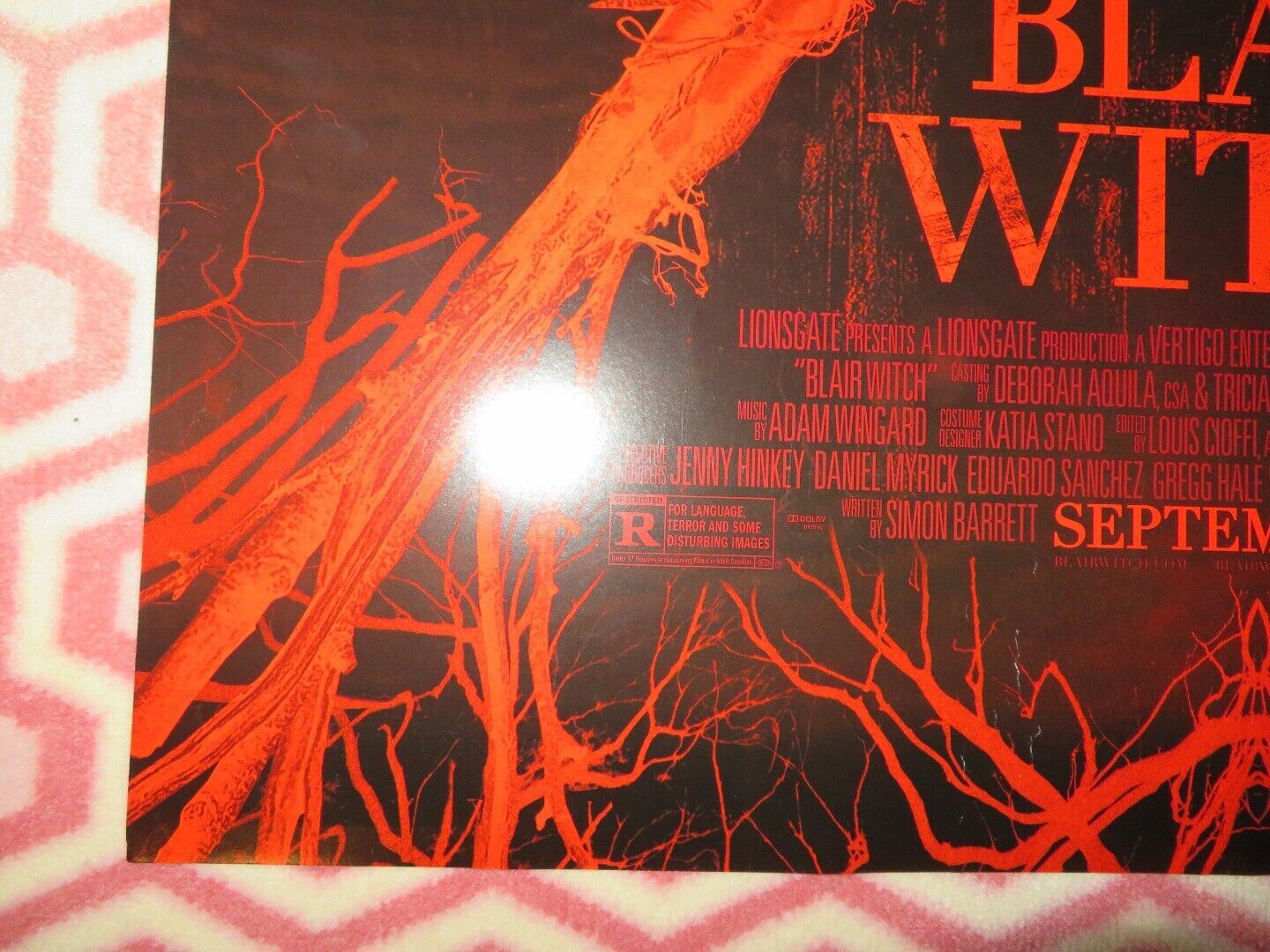 BLAIR WITCH  US ONE SHEET ROLLED POSTER ADAM WINGARD 2016