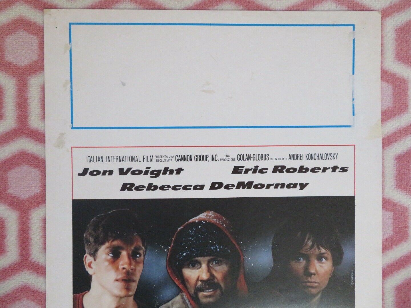 RUNAWAY TRAIN ITALIAN LOCANDINA (27.5"x13") POSTER JON VOIGHT 1986 - Rendezvous Cinema