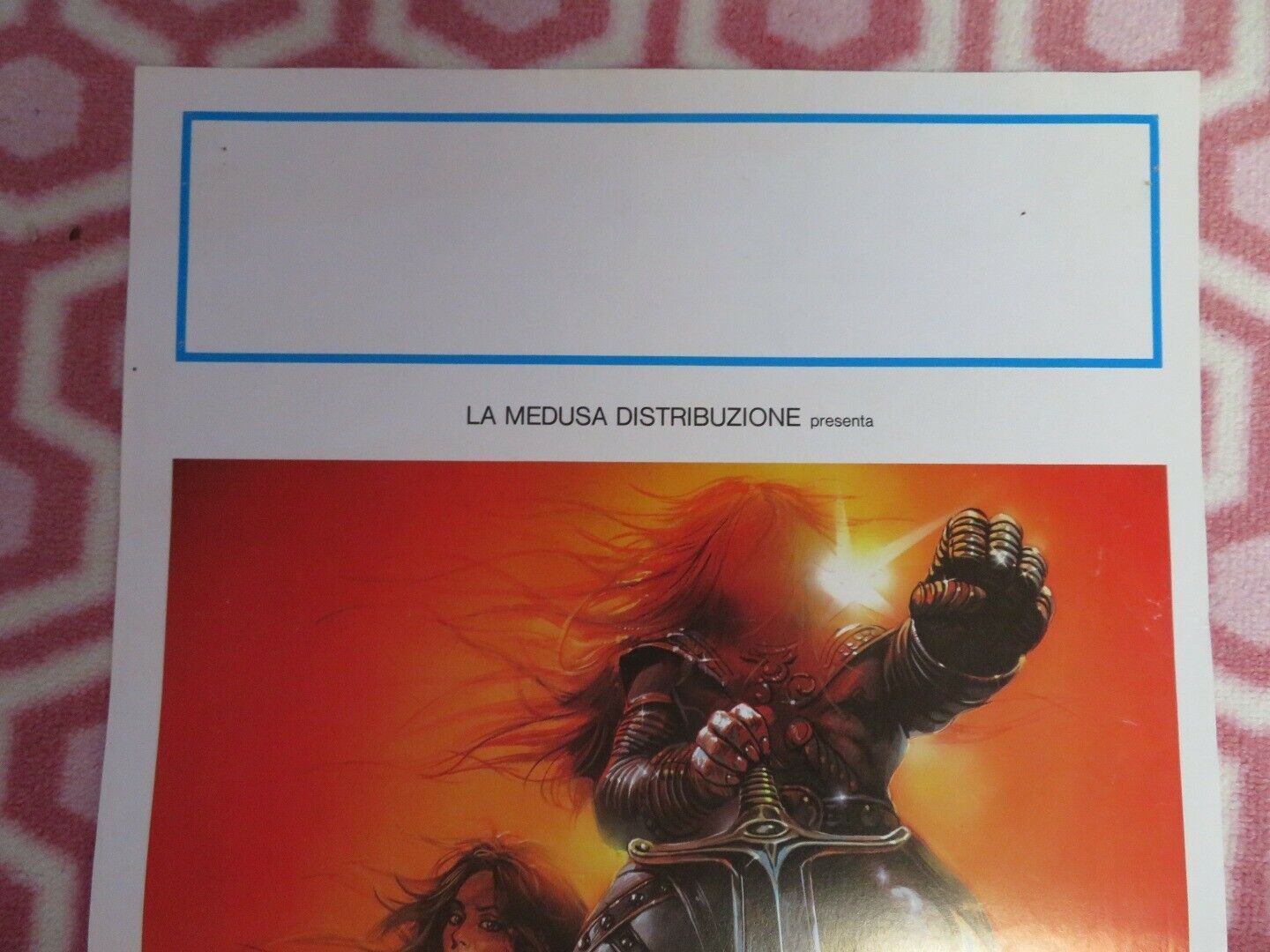 VINDICATOR LA GUERRA DEL FERRO ITALIAN LOCANDINA (27.5"x13") POSTER 1983 - Rendezvous Cinema
