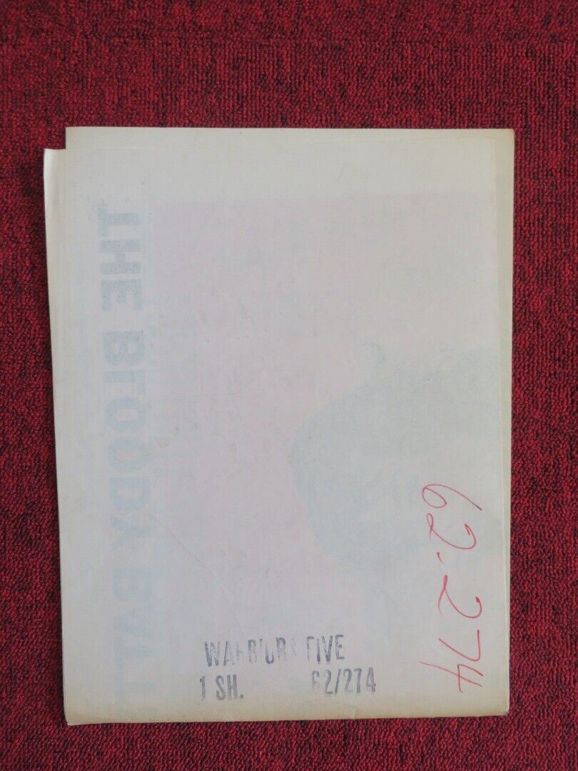 WARRIORS 5 FOLDED US ONE SHEET POSTER ANNA RALLI 1962 - Rendezvous Cinema