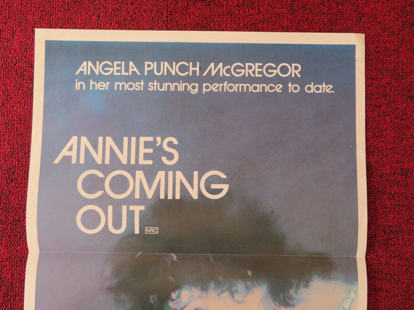 ANNIE'S COMING OUT / A Test of Love FOLDED AUSTRALIAN DAYBILL POSTER 1984