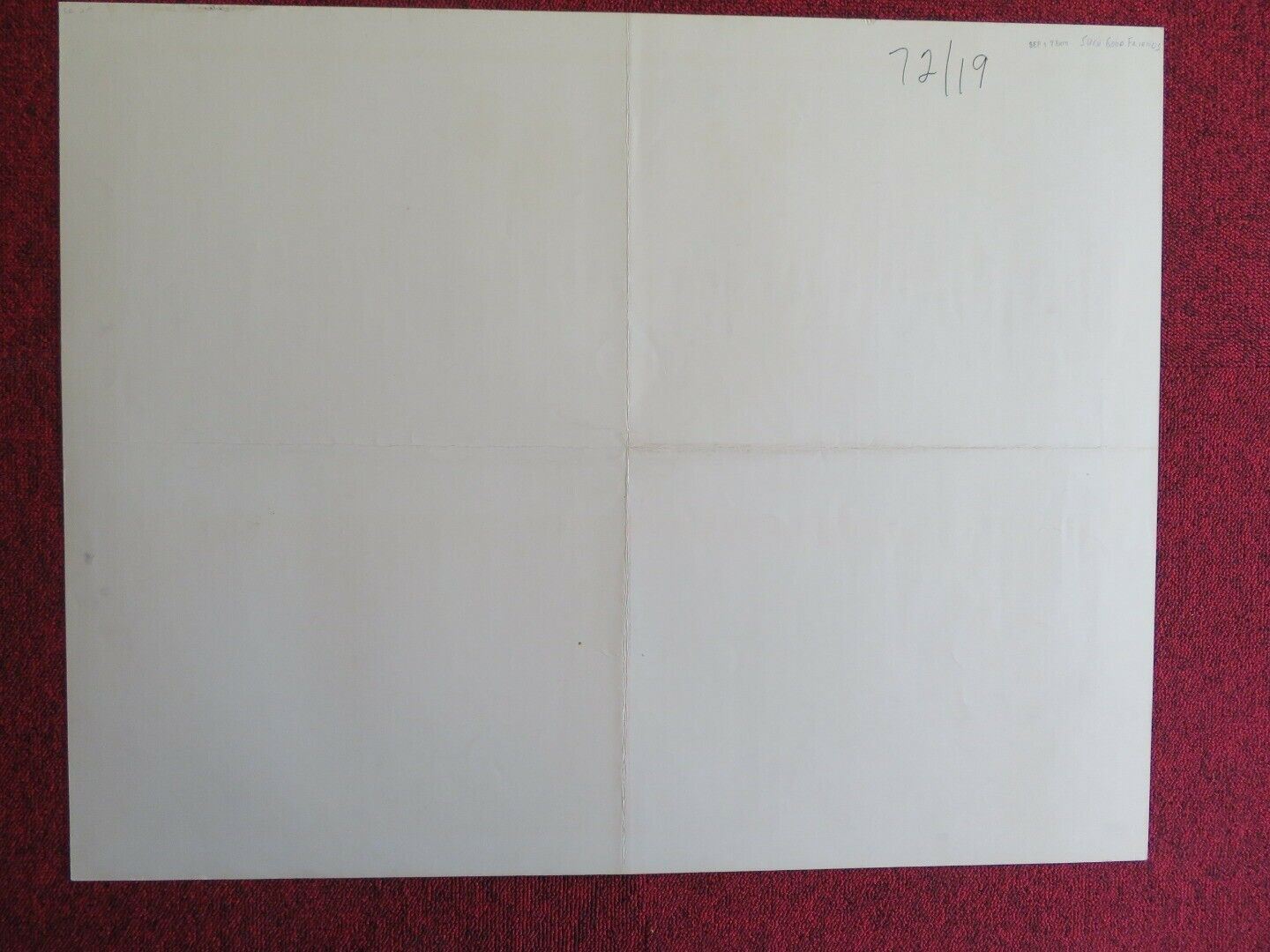 SUCH GOOD FRIENDS US HALF SHEET (22"x 28") POSTER DYAN CANNON JAME COCO 1972 - Rendezvous Cinema