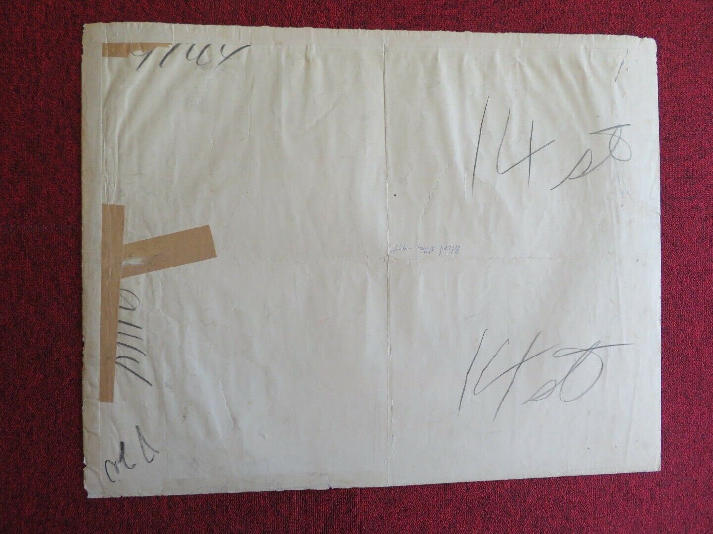 BLOOD ALLEY US HALF SHEET (22"x 28") POSTER JOHN WAYNE LAUREN BACALL 1955 - Rendezvous Cinema