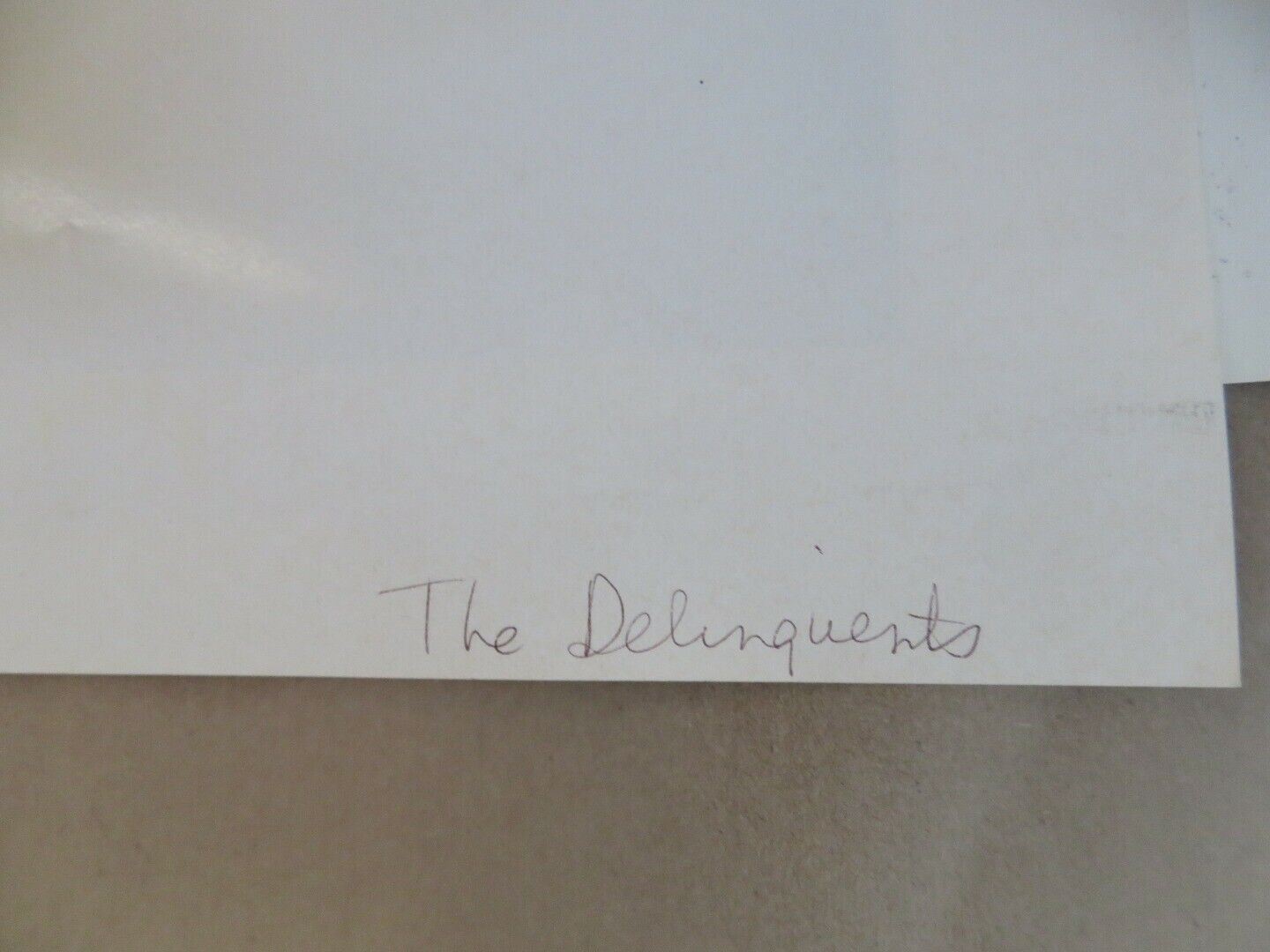 THE DELINQUENTS US ONE SHEET ROLLED POSTER KYLIE MINOGUE CHARLIE SCHLATTER 1989 - Rendezvous Cinema