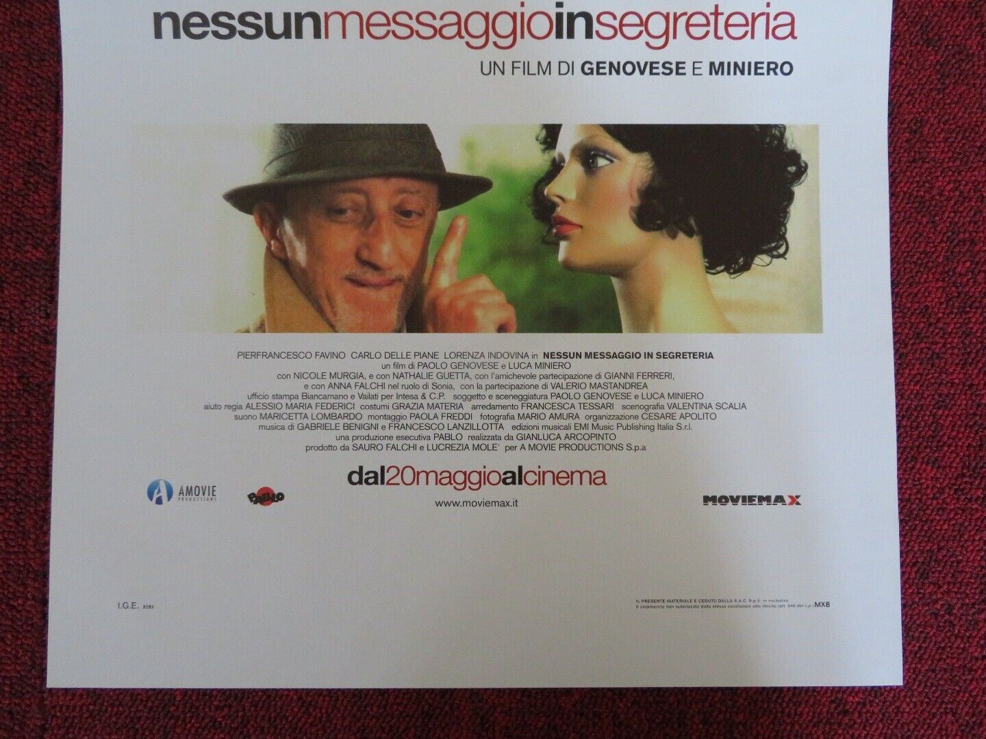 SORRY YOU CAN'T GET THROUGH ITALIAN LOCANDINA (27.5"x13") POSTER 2005 - Rendezvous Cinema
