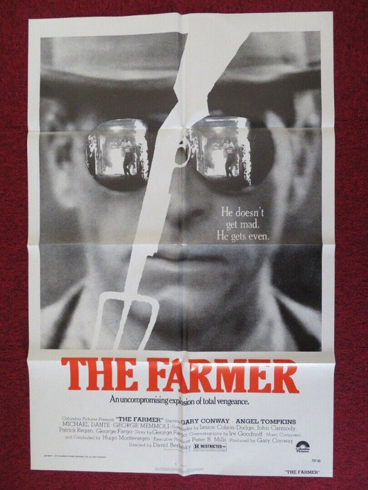 THE FARMER FOLDED US ONE SHEET POSTER GARY CONWAY ANGEL TOMPKINS 1977