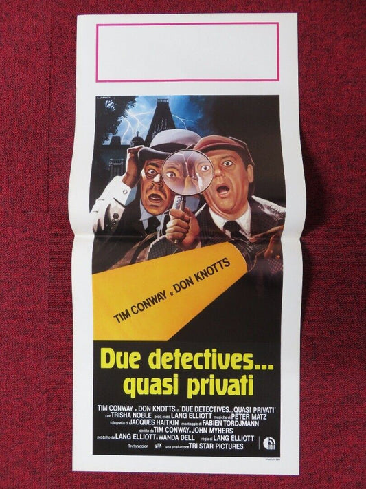 THE PRIVATE EYES  ITALIAN LOCANDINA (27.5"x13") POSTER TIM CONWAY DON KNOTTS '80