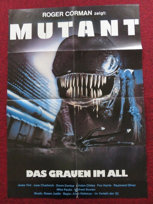 MUTANT GERMAN A1 (33"x 23") POSTER JESSE VINT DAWN DUNLAP 1982