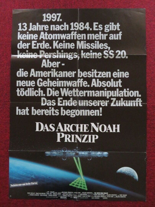 DAS ARCHE NOAH PRINZIP GERMAN A1 (33"x 23") POSTER RICHY MULLER 1984
