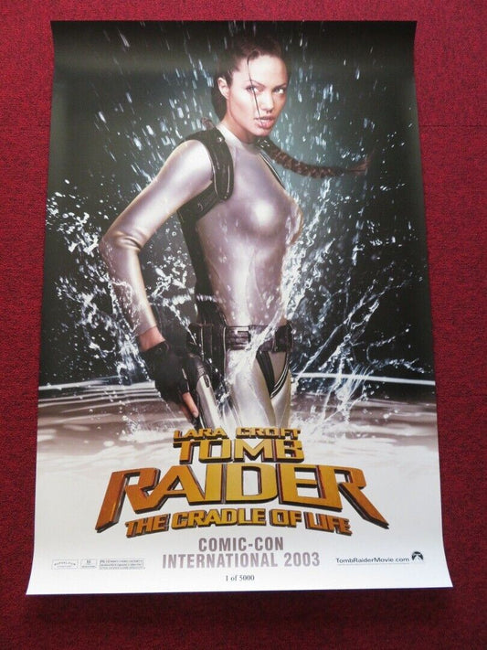 TOMB RADIER  -B COMIC-CON INTERNATIONAL 1 OF 5000 US ONE SHEET ROLLED POSTER '03