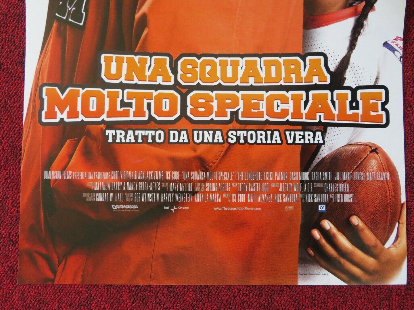 THE LONGSHOTS ITALIAN LOCANDINA (27"x12.5") POSTER ICE CUBE KEKE PALMER - Rendezvous Cinema