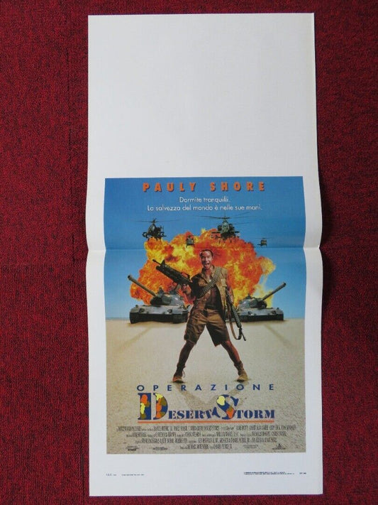 IN THE ARMY NOW  ITALIAN LOCANDINA (27.5"x13") POSTER PAULY SHORE 1995