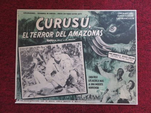 CURUCU, BEAST OF THE AMAZON MEXICAN LOBBY CARD JOHN BROMFIELD B. GARLAND 1956