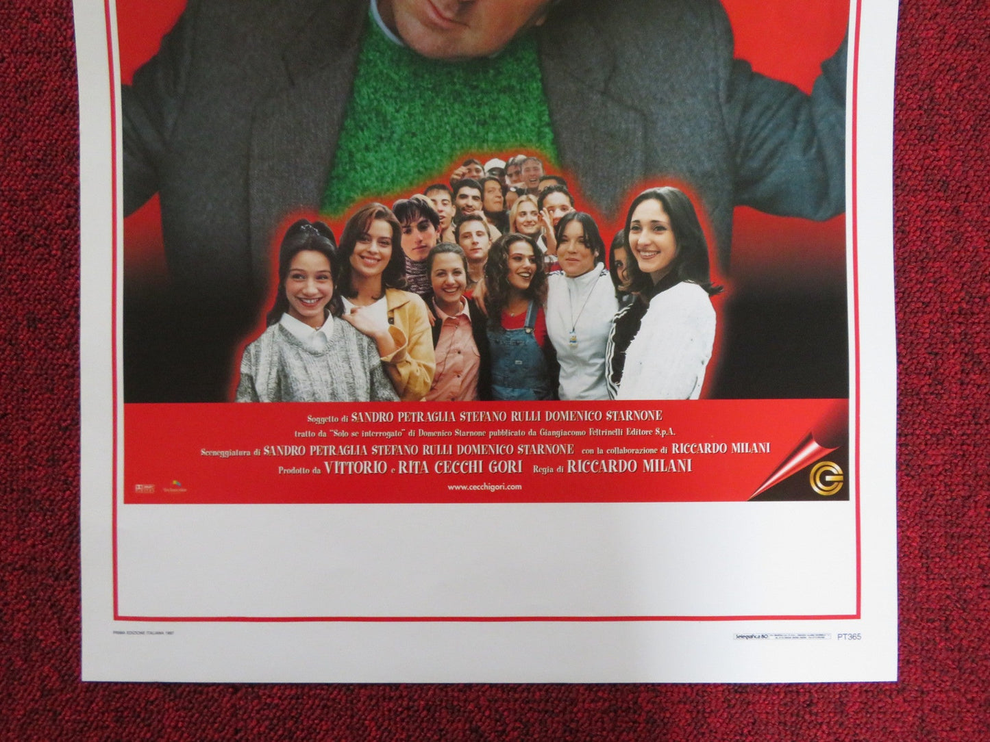 AUGURI PROFESSORE ITALIAN LOCANDINA POSTER SILVIO ORLANDO CLAUDIA PANDOLFI 1997 Rendezvous Cinema Movie posters