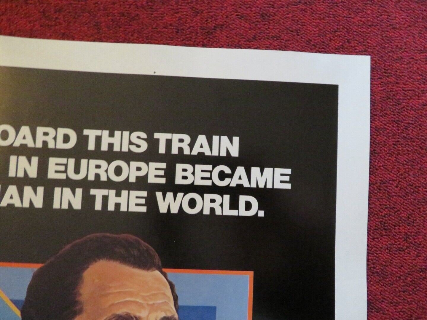 AVALANCHE EXPRESS FOLDED US ONE SHEET POSTER LEE MARVIN ROBERT SHAW 1979 Movie posters