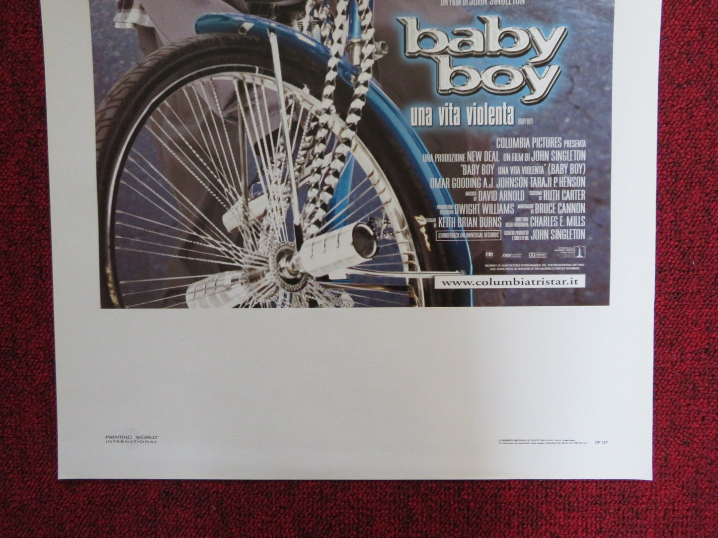 BABY BOY ITALIAN LOCANDINA POSTER SNOOP DOGG VING RHAMES 2001 Rendezvous Cinema Movie posters