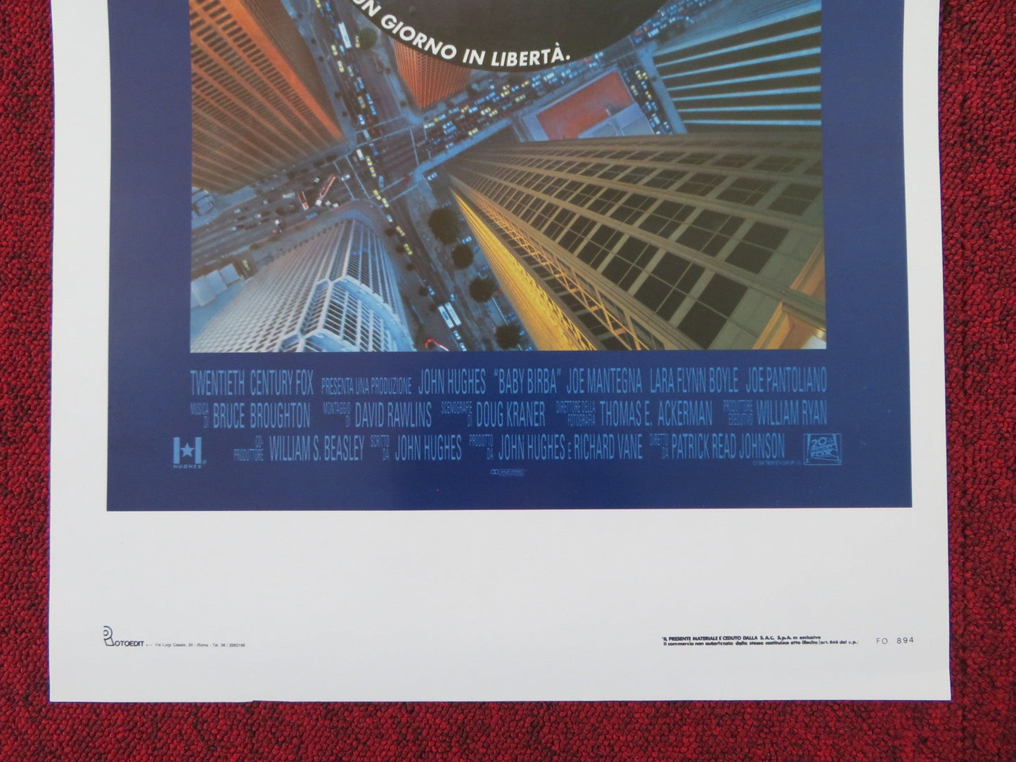 BABY'S DAY OUT ITALIAN LOCANDINA POSTER JOE MANTEGNA LARA FLYNN BOYLE 1994 Rendezvous Cinema Movie posters