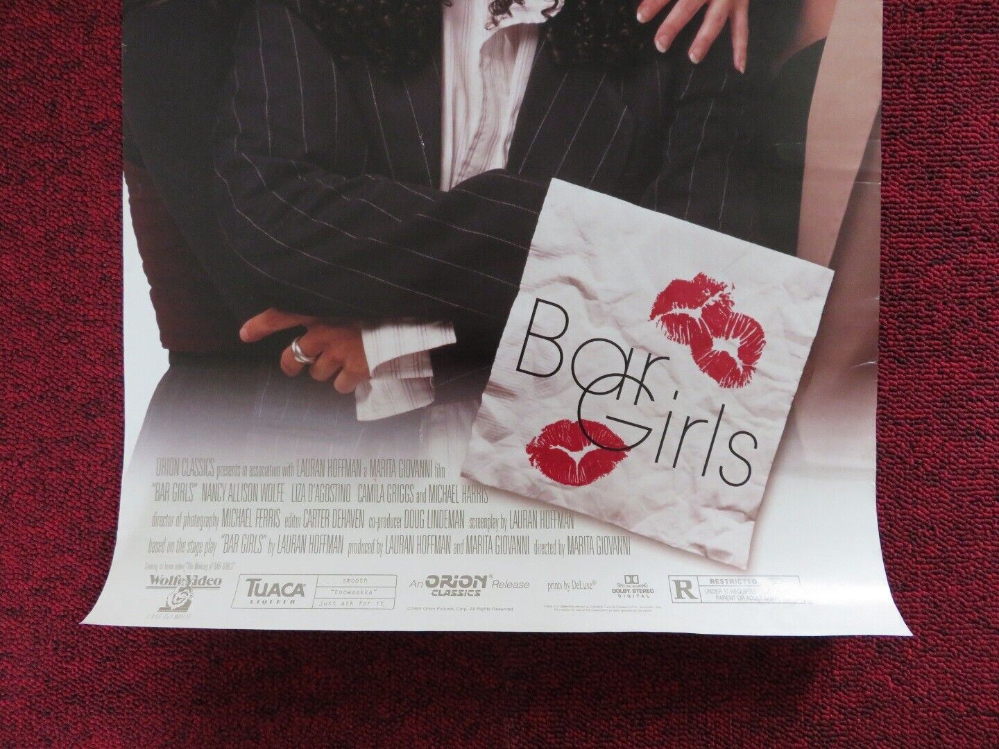 BAR GIRLS U.S MINI (13.5" X 20") POSTER NANCY ALLISON WOLFE LIZA D'AGOSTINO 1994 Movie posters