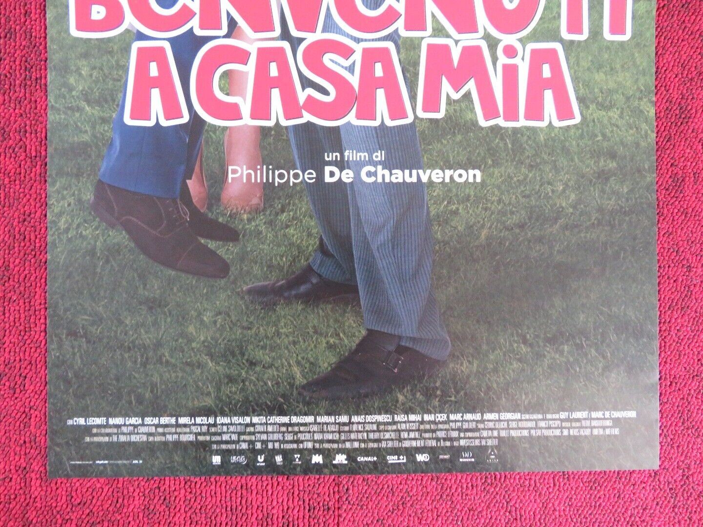 BENVENUTI ACASAMIA ITALIAN LOCANDINA (27"x12.5") POSTER CHRISTIAN CLAVIER 2017 Movie posters