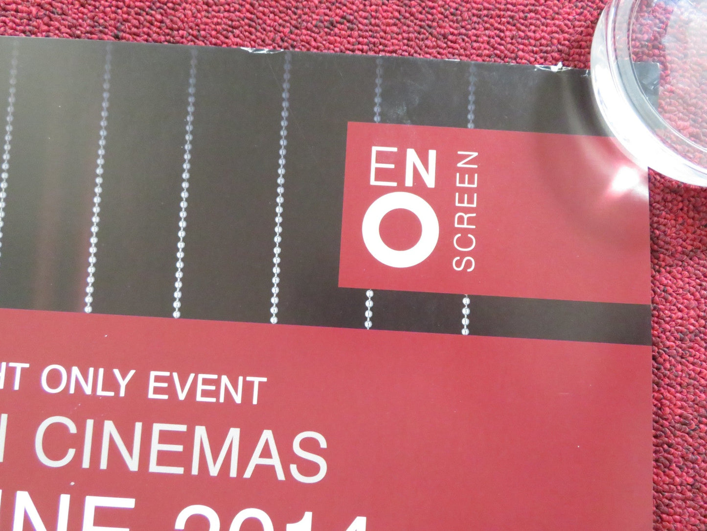 BENVENUTO CELLINI UK QUAD (30"x 40") ROLLED POSTER ENGLISH NATIONAL OPERA 2014 Rendezvous Cinema Movie posters