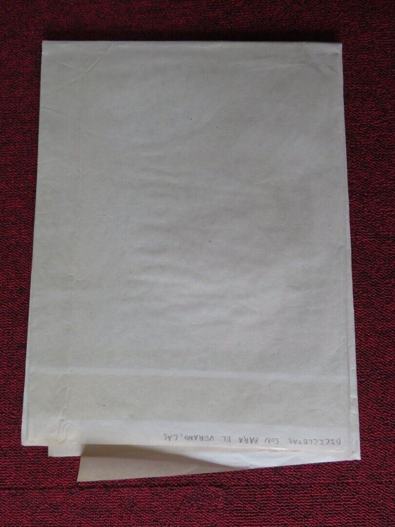 BICYCLES ARE FOR THE SUMMER FOLDED ARGENTINA ONE SHEET POSTER AMPARO SOLER - Rendezvous Cinema